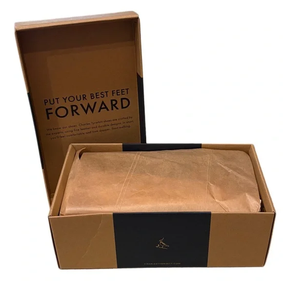 Charles Tyrwhitt Shiny Black Derbys - Picture 10 of 12